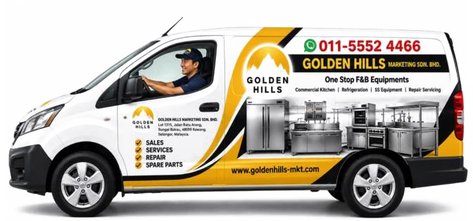 Golden Hills service van