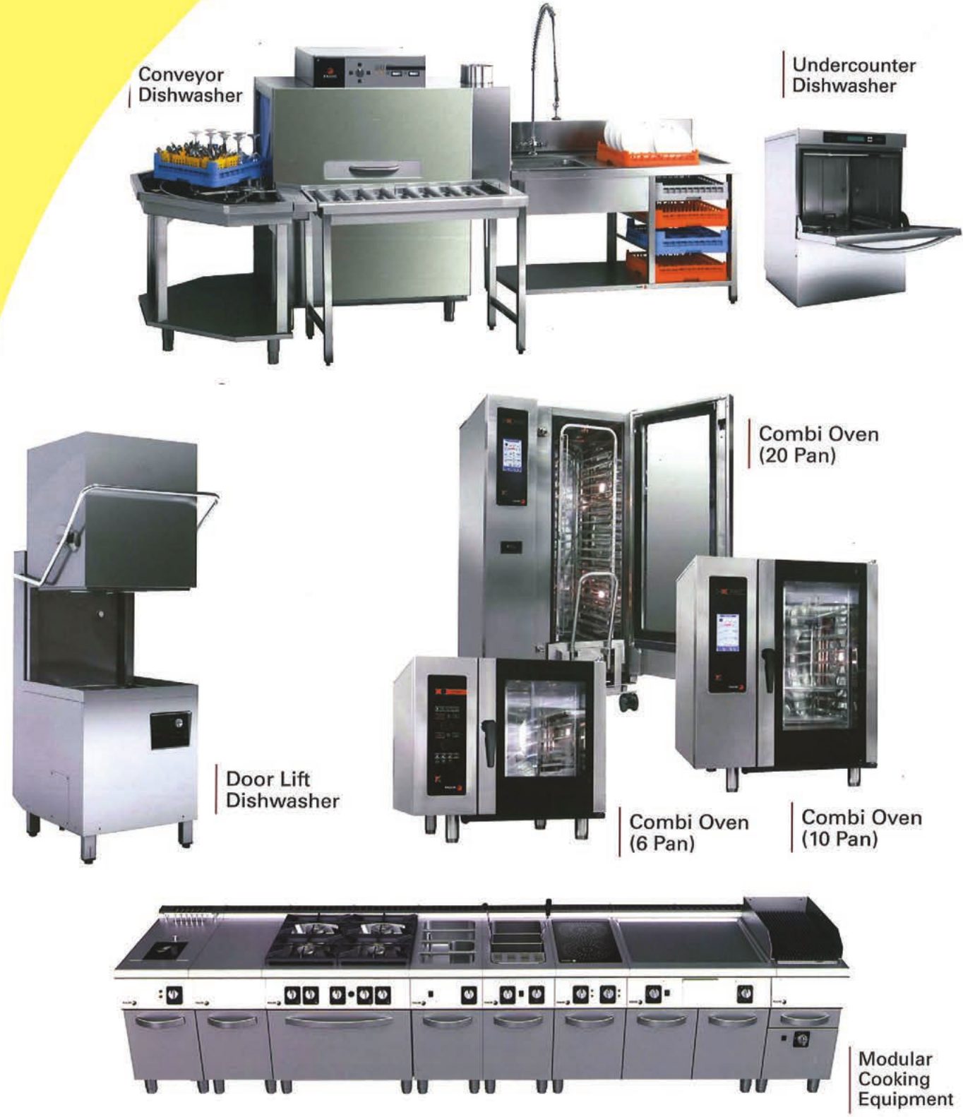 Combi Oven, Dishwasher & Modular Line