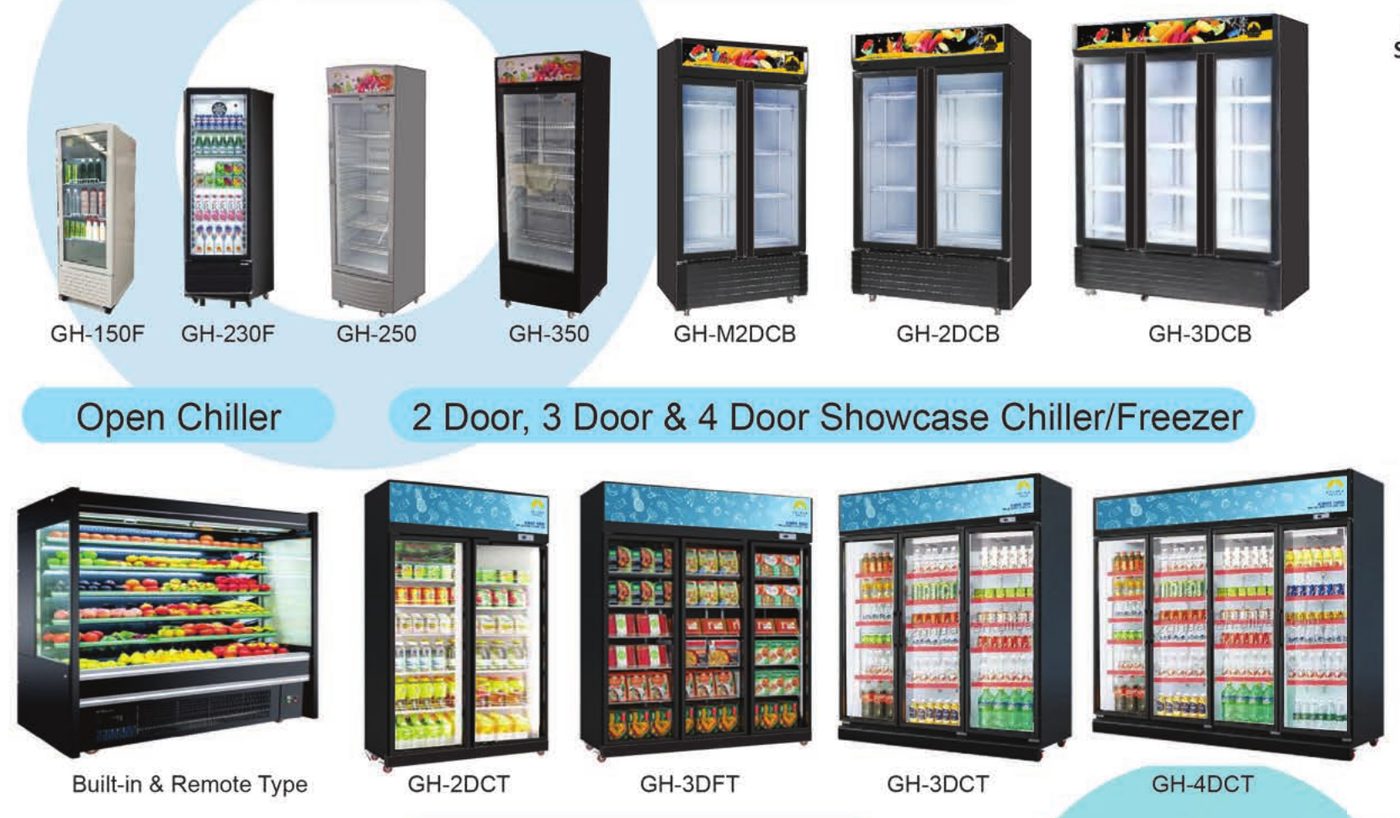 Showcase Chiller & Freezer